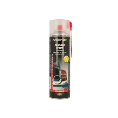 Immagine di MOTIP Spray siliconico incolore e inodore per la cura delle parti in gomma, protegge dall&#039;umidità i collegamenti elettrici dalla ruggine, resistente a temperature da 50 C +200 C, lubrificante f