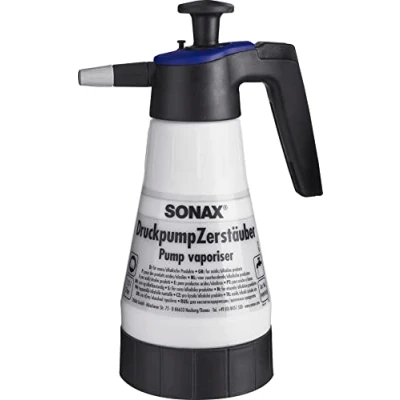 Immagine di SONAX Vaporizzatore pompa a pressione per prodotti acidi/ alcalini 1,25 Litri (1 pezzo) garantire un&#039;applicazione accurata di detergenti acidi e Art. N. 04969410