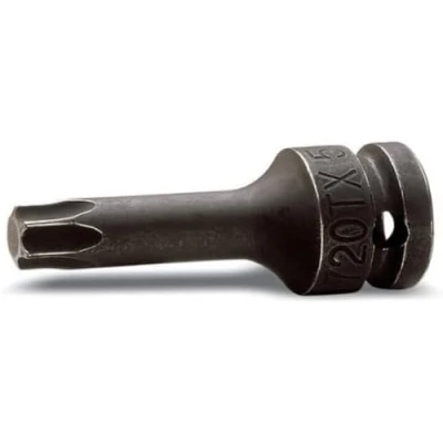 Immagine di Beta 720TX 40 Chiavi a bussola maschio per viti con impronta Torx attacco quadro femmina 1/2&quot; fosfatate