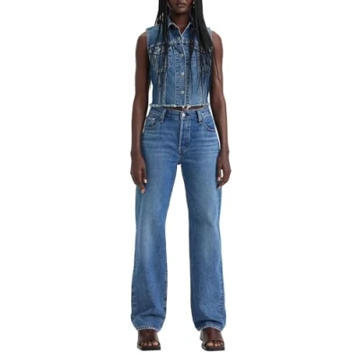 Immagine di Levi&#039;s 501 &#039;90S Jeans a sigaretta, Donna, Taglia: 30x32, Not my news channel
