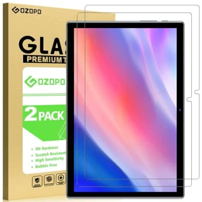 Immagine di GOZOPO Pellicola Protettiva per Teclast M40 / P20HD, [Resistente ai Graffi ] in Vetro Temperato P20HD/ P20S/ M40/ Pro/ M40S 10.1&quot; [2 Pack]
