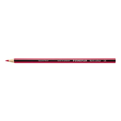 Immagine di Staedtler Noris Colour Matite Colorate Rosse, Set da Disegno, Ideale per Cancelleria Scuola Università Ufficio e Cartoleria, Triangolari Bambini Materiale Scolastico, 12 Pezzi