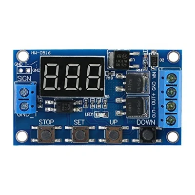 Immagine di DC 5V 36V Timer Module apparecchi di distribuzione e controllo dell&#039;energia relè Trigger Cycle Switch Attiva/disattiva il modulo con display a LED