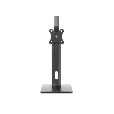 Immagine di PureMounts PM OFFICE ST 01, supporto per monitor uno schermo, 1x da VESA 75x75 a 100x100, regolabile in altezza modo continuo, inclinabile, orientabile, rotante, nero