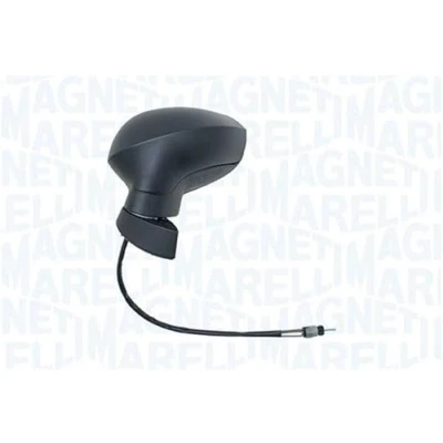 Immagine di Specchietto retrovisore esterno Magneti Marelli 351991125920 Dx nero ruvido manuale Specchio completo, convesso per veicolo con guida a Sx