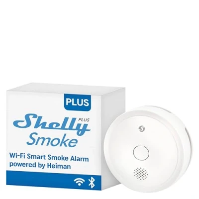 Immagine di Shelly Plus Smoke Rilevatore di fumo Bluetooth, Wi Fi