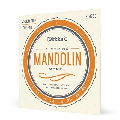 Immagine di D&#039;Addario EJM75C Corde in monel per mandolino, scalatura media plus, 11 41