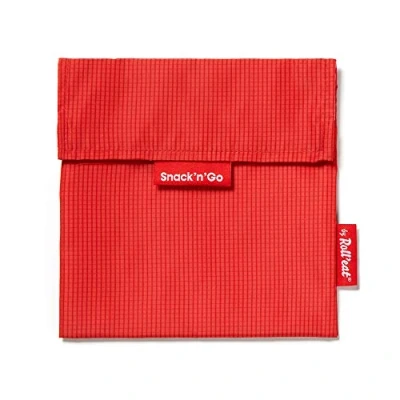 Immagine di Roll’Eat ® Snack&#039;n&#039;Go Active Porta Merenda Sandwich Riutilizzabile ed Ecologico senza BPA, Rosso