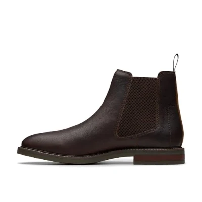 Immagine di Clarks Jaxen Facile, Stivali Chelsea Uomo, Tumb Marrone, 43 EU