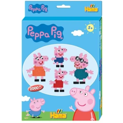 Immagine di Hama Perlen Peppa Pig 7965 Set regalo con perline da stirare, multicolore