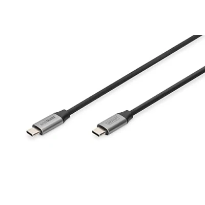 Immagine di Digitus Cavo USB 3.2 Gen1 (USB 3.0) C®, Spina C® 1.00 m Nero Flessibile, Schermato, con DB 300220 010 S