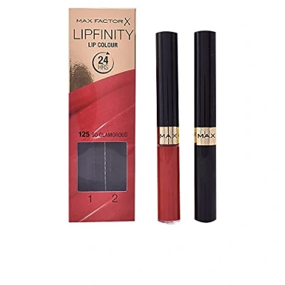 Immagine di Max Factor Lipfinity Lip Colour Rossetto Lunga Durata e Gloss Idratante con Applicazione Bifase Nuance 125 So Glamorous
