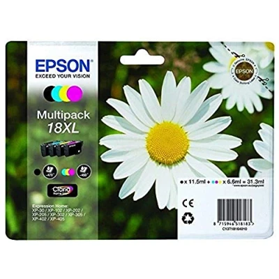 Immagine di Epson C13T18164022 Inchiostro, Multicolore, 4 Pezzi