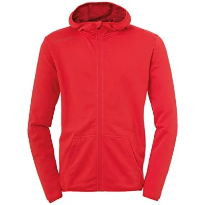 Immagine di uhlsport Giacca con Cappuccio Essential, Uomo, Rot, 3XL