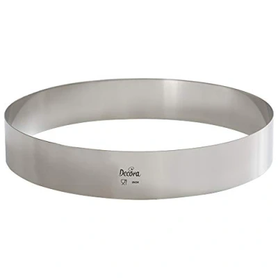 Immagine di Decora 0063732 Cerchio Inox 32 x 4 cm in Acciaio Inossidabile, Argento