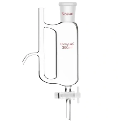 Immagine di stonylab Separatore Ricevitore per Acqua e Olio con Giunto 24/40, Water Oil Receiver Separator da Laboratorio Fornitura Laboratorio, 300 ml