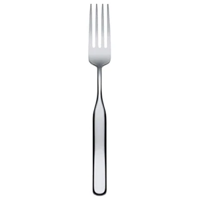Immagine di Alessi IS02/5 Colloalto Set di 6 Forchette da Frutta in Acciaio Inossidabile 18/10, Finitura Lucida