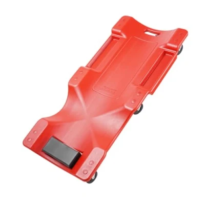 Immagine di VEVOR Tavola Rotante per Meccanico in Plastica 1016 mm capacità Carico 158,8kg, Officina Automobilistica 6 Ruote Design Ergonomico, Poggiatesta Imbottito Due Vassoi Attrezzi