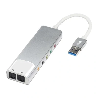 Immagine di Convertitore audio esterno USB scheda esterna 5.1 canali adattatore per cuffie SPDIF PC Computer