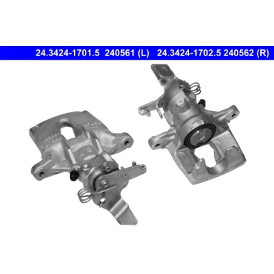 Immagine di ATE 24.3424 1702.5 Pinza freno senza supporto RENAULT: MASTER 2 Kasten, Pritsche/Fahrgestell, Bus