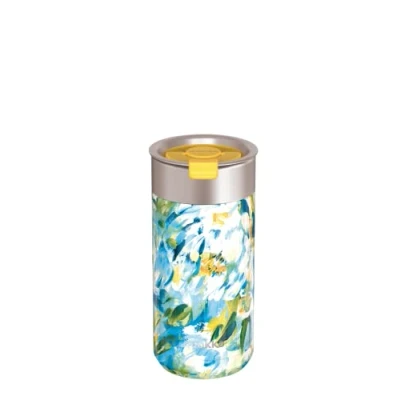 Immagine di Quokka BOOST BLUE PEONIES BICCHIERE TERMICO IN ACCIAIO INOX PER CAFFÈ 400 ML