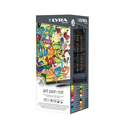 Immagine di LYRA sketching roll 24 pennarelli acquerellabili a punta fine