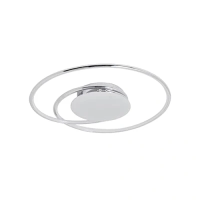 Immagine di plafoniera LED &#039;Joline&#039; (Moderno) colore Argento, in Metallo ad es. Soggiorno &amp; Sala da pranzo, lampadina inclusa) di Lindby lampada LED,