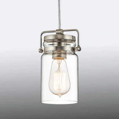 Immagine di KICHLER Lampada a sospensione Brinley in stile retrò