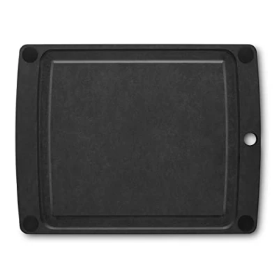 Immagine di Victorinox Tagliere da cucina, All in One, per Tagliare Carne, Verdure e Formaggio, Medio 36.8 x, 28.5 0.6, con Scanalatura, Antiscivolo, Lavabile lavastoviglie, Nero
