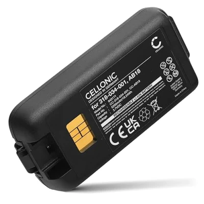 Immagine di CELLONIC Batteria 318 034 001 per Intermec CK3 CK3A CK3C1 CK3N CK3N1 CK3R CK3X Affidabile Ricambio da 5200mAh Scanner Lettore Codici a Barre Pistola etichettatrice