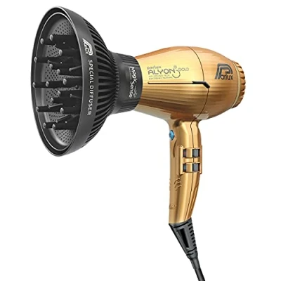 Immagine di Parlux Alyon Gold con Diffusore Magic Sense Asciugacapelli Professionale Ioni