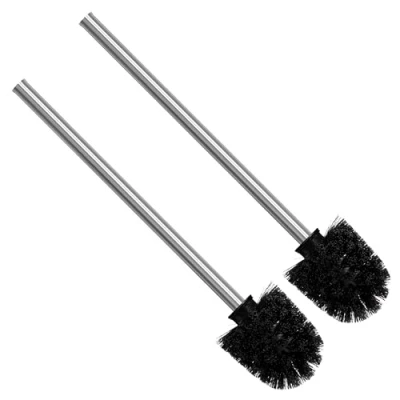 Immagine di Nirox Set di 2 Spazzole per la toilette Spazzolone wc con diametro cm Scopino bagno manico in acciaio inox Scopettino dal design elegante e classe