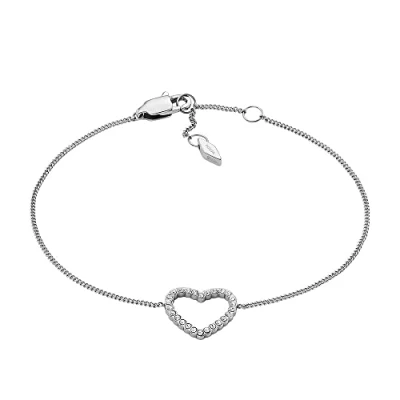 Immagine di Fossil Bracciale Da Donna Sadie, Lunghezza: 165mm+25.4mm, Larghezza: 12.9mm, Altezza: 11.5mm In Acciaio Inossidabile, JF04418040