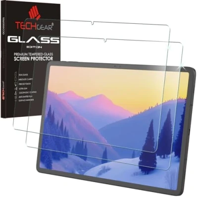 Immagine di TECHGEAR [2 Pezzi] Vetro Temperato Compatibile con Samsung Galaxy Tab S8 11.0&quot; 2022 (SM X700 / SM X706) Pellicola Protecttiva in [Durezza 9H] [Resistente ai Graffi] [Ultra Chiaro]