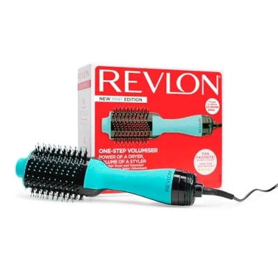 Immagine di REVLON Asciugacapelli volumizzante Salon one step Novità Mint Edition (One Step, tecnologia IONICA e CERAMICA, capellimedi lunghi) RVDR5222MUKE