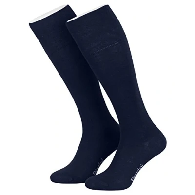 Immagine di Piarini® 4 paia di calze lunghe per l’ufficio blu oltremare 39 42