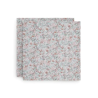 Immagine di Jollein 535 852 65348 Set di 2 panni in mussola Bloom, 115 x cm, colore: Verde menta