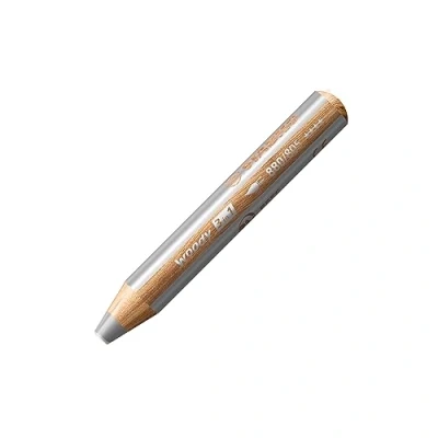 Immagine di Matita colorata Multi Funzione STABILO woody 3 in 1 Confezione da 5 Argento