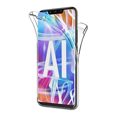 Immagine di AICEK Cover Huawei Mate 20 Lite, 360Full Body Lite Silicone Case Molle di TPU Trasparente Sottile Custodia per (6.3 Pollici)