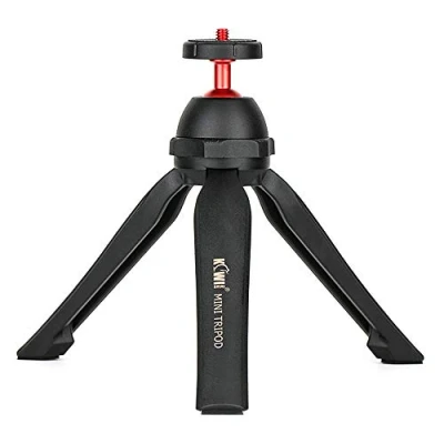 Immagine di Kiwifotos Mini Treppiede da Tavolo Vlog con Impugnatura per Sony ZV 1 A6100 RX100, Can. M50 M6II G7XIII, Panasonic G100, Zoom H6 DJI Osmo Pocket ecc Compact Mirrorless Entry level DSLR Selfie Stick