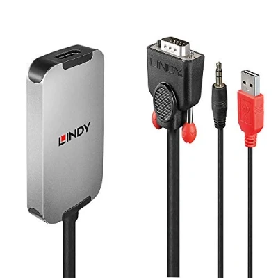 Immagine di Lindy AV Convertitore [Jack, USB, VGA DisplayPort] 1920 x 1080 Pixel