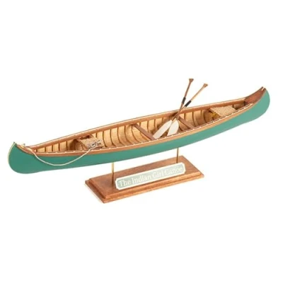 Immagine di Artesanía Latina Modellino di Nave in Legno Canoa Americana, The Indian Girl Canoe Modello 19000, Scala 1:16 Modelli da Assemblare Livello Principiante
