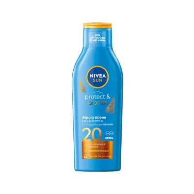 Immagine di NIVEA LATTE SOLARE PROTECT &amp; BRONZE FP20 200ml