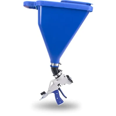 Immagine di Marshalltown Sharp Shooter 2.1 pistola ad imbuto/pistola a spruzzo con adattatore angolare 45 gradi, blu, strumento per pittori