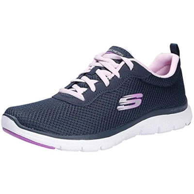 Immagine di Skechers Sport FLEX Appeal 4.0 Sneakers basse, Donna, Taglia: 40, Navy/lavender Poliestere