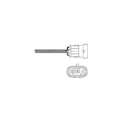 Immagine di DELPHI ES20264 12B1 Sonda lambda planare, riscaldato FIAT: Punto I Hatchback, Multipla, II LANCIA: Y, Dedra Station Wagon