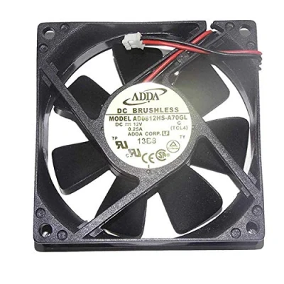 Immagine di cooling Fan AD0812HS A70GL,Server Cooler A70GL 12V DC, Brushless High Speed for 80mm x 80 mm 25