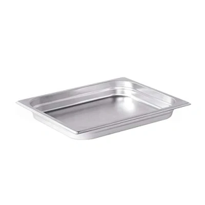 Immagine di Pentole Agnelli COIXGNP12040 Bacinella Gastronorm 1/2, Acciaio Inossidabile, Argento, 26.5 x 32.5 4 cm