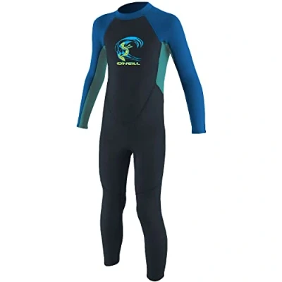 Immagine di O&#039;Neill Wetsuits Toddler Reactor II Cerniera Posteriore Completa, Muta Bambini, Ardesia/Acqua Chiara/Oceano, 3