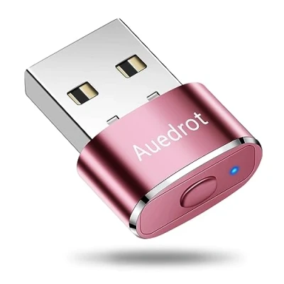 Immagine di AUEDROT Mouse Jiggler Non Rilevabile USB Mover con 2 Modalità Jiggle, Muovi Automatico, Senza Driver, Plug &amp; Play, Tenere Sveglio il Computer/Laptop, Oro Rosa